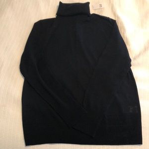 Black Merino Wool Sweater